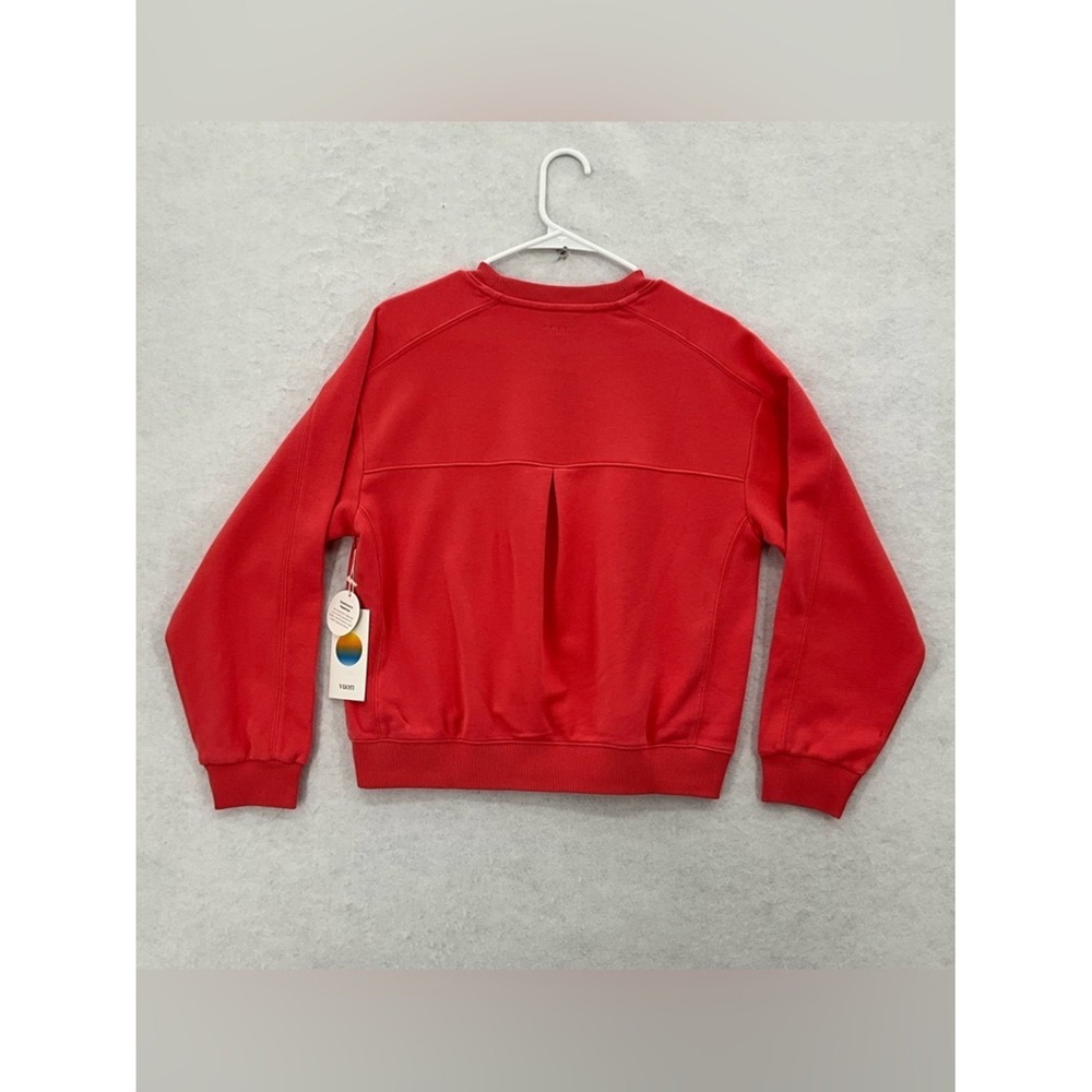 NWT Vuori Women's Sedona Seams Crew XS Bright Coral VW2068 - Picture 12 of 12